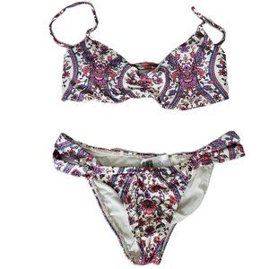 COPY - O'Neill Floral Print Bikini Set Large